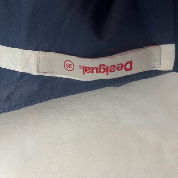 Desigual EUC 36 size small sheath dress tropical flower nautical vibes resort - Picture 4 of 4